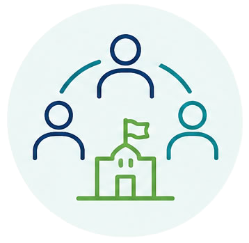 Connect with community icon